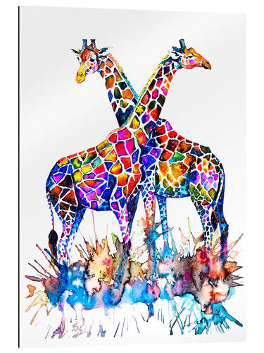 Gallery Print Regenbogen Giraffen