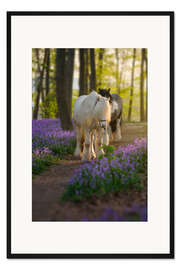 Gerahmter Kunstdruck Ausflug im Märchenwald