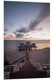 Foam board print Sellin pier at sunrise