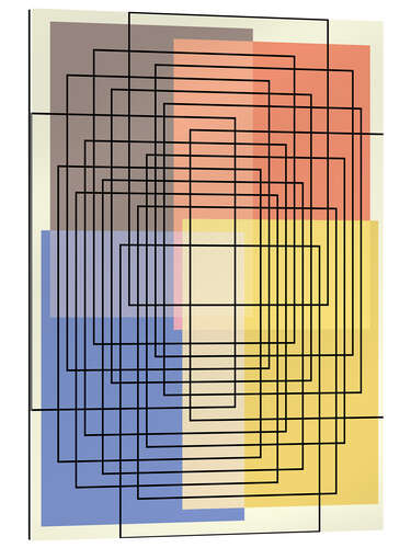 Tableau en plexi-alu Labyrinthe