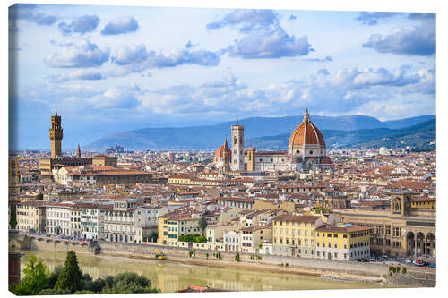 Canvastavla City panorama of Florence