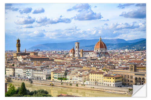 Vinilo para la pared Panorama de la ciudad de Florencia