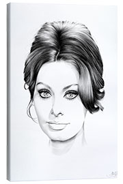 Canvas print Sophia Loren