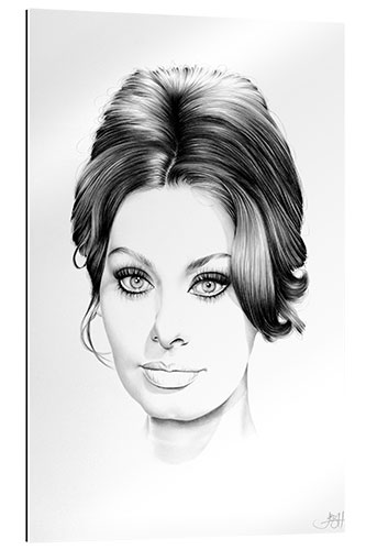 Stampa su plexi-alluminio Sophia Loren