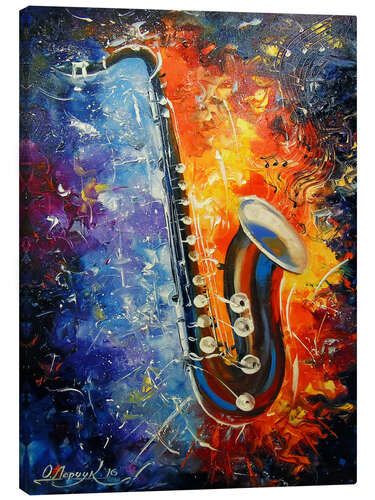 Canvas-taulu Jazz Saxophone