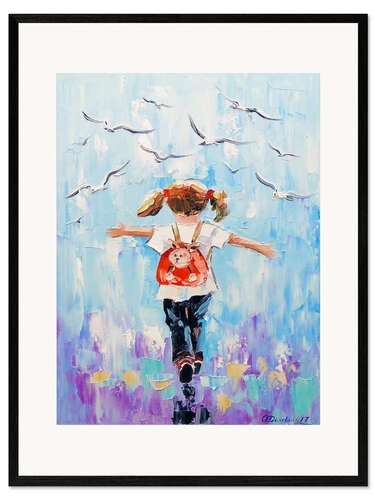 Stampa artistica con cornice Infanzia