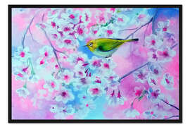 Gerahmter Kunstdruck Frühlingslied