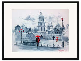 Gerahmter Kunstdruck Sofiyevskaya Platz, Kiew