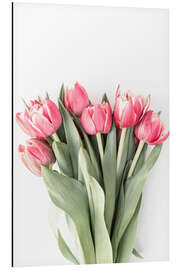 Aluminium print Tulips