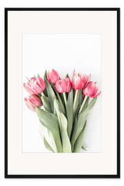 Gerahmter Kunstdruck Tulpen