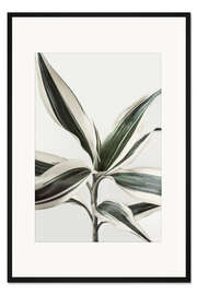 Gerahmter Kunstdruck Blätter