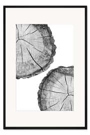 Gerahmter Kunstdruck Baum