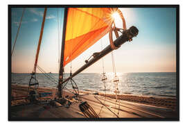 Gerahmter Kunstdruck Segelwetter