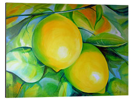 Aluminium print Lemons