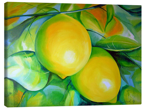 Canvas print Lemons