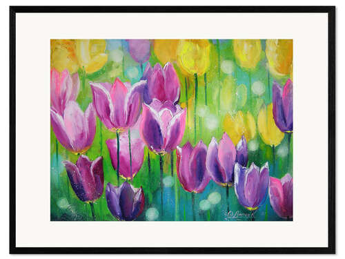 Framed art print Tulips