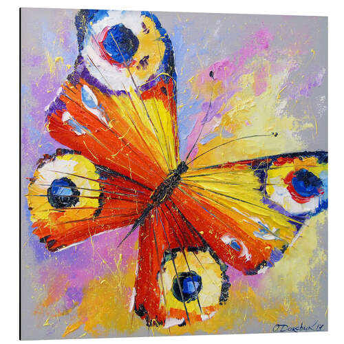 Aluminium print Butterfly