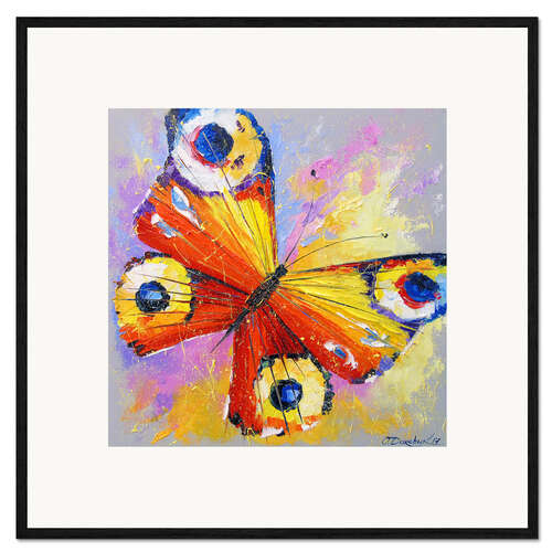 Impresión de arte enmarcada Mariposa