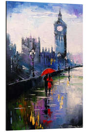 Magnettafel Regen in London