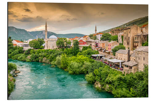 Aluminium print Mostar, Bosnia and Herzegovina