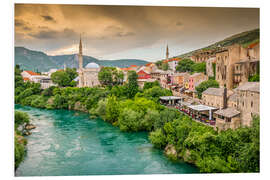 Foam board print Mostar, Bosnia and Herzegovina