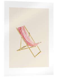 Acrylic print Salt&amp;Surf sun chair