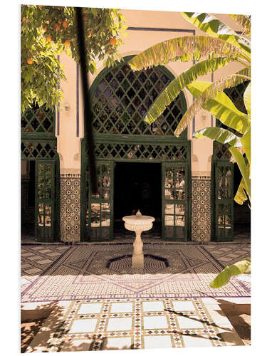 PVC-tavla Palace garden, Morocco