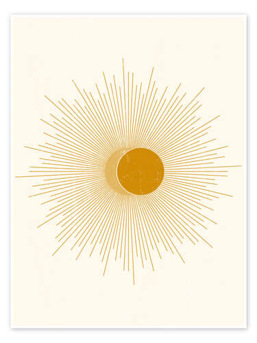 Poster Éclipse de soleil