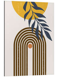 Magnettafel Sonnenuntergang im Regenbogen