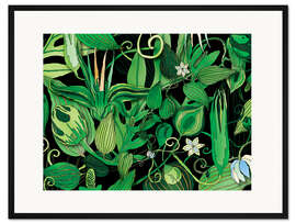 Gerahmter Kunstdruck Grüne Oase