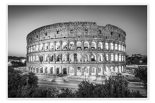 Poster Le Colisée à Rome, Italie