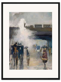 Gerahmter Kunstdruck Alexanderplatz