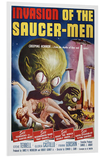 PVC print Invasion of the Saucer men