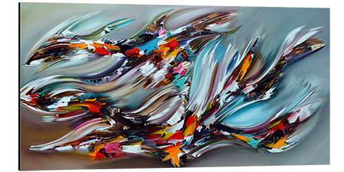 Tableau en aluminium Abstrait volant