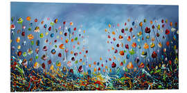 Quadro em PVC Abstract Flowers XI