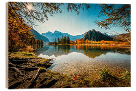 Puutaulu Autumn mood at the Almsee