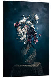 Magnettafel Magnolien-Stilleben