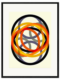 Innrammet kunsttrykk Orbit