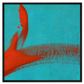 Gerahmter Kunstdruck Abheben