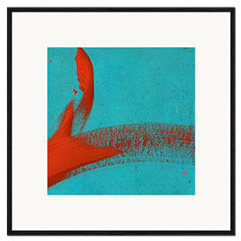 Gerahmter Kunstdruck Abheben