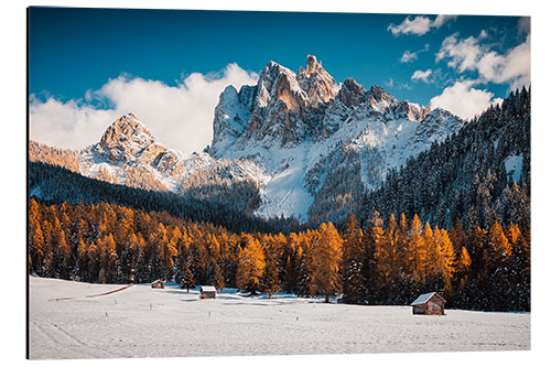 Stampa su alluminio Dürrenstein Alto Adige