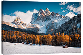 Canvas print Dürrenstein South Tyrol