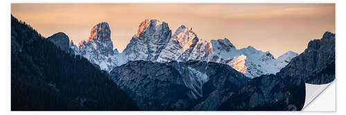 Selvklebende plakat Monte Cristallo