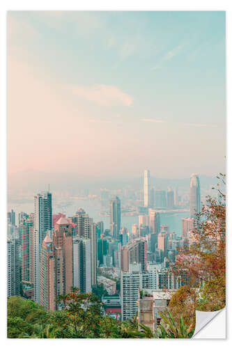 Wall sticker Hong Kong skyline