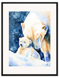 Gerahmter Kunstdruck König der Arktis