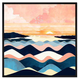 Gerahmter Kunstdruck Herbst Ozean