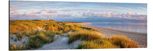 Aluminium print On the dune beach on Sylt