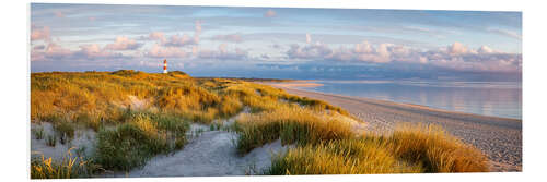 Foam board print On the dune beach on Sylt