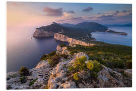 Akrylbilde Capo Caccia