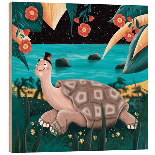 Puutaulu Diego the giant tortoise